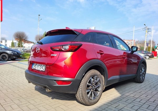 Mazda CX-3 cena 79900 przebieg: 30250, rok produkcji 2018 z Rybnik małe 121